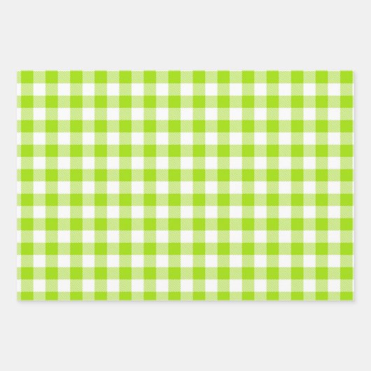 バッファロープレイドラッピング紙シート ラッピングペーパーシート (正面)