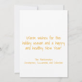 バッファロープレイドラブラドール着用〔雄ジカの〕枝角写真 シーズンカード (裏面)