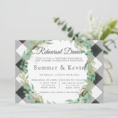 バッファロープレイドリース金ゴールドリハーサルディナー 招待状 (スタンド正面)