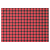バッファロープレイドレッドブラックチェック テーブルクロス (正面(横))
