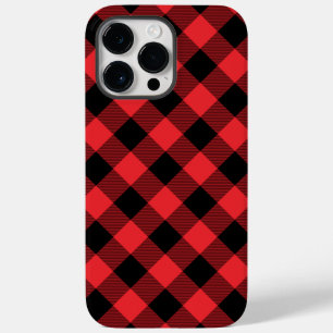 バッファロープレイドレッドブラックチェック Case-Mate iPhone 14 PRO MAXケース
