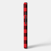 バッファロープレイドレッドブラックチェック Case-Mate iPhoneケース (裏面 / 左)