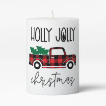 バッファロープレイドレッドヴィンテージトラッククリスマス