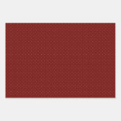 バッファロープレイドヴィンテージピックアップクリスマス ラッピングペーパーシート (正面3)