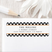 バッファロープレイド住所 シールズクリスマスホリデイズ ラベル (インサイチュ)