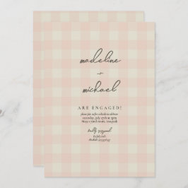 バッファロープレイド婚約パーティ 招待状