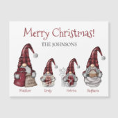 バッファロープレイド格言ファミリークパーソナライズされたリスマス (正面)