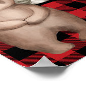 バッファロープレイド森林の動物へようこそ ポスター (角)