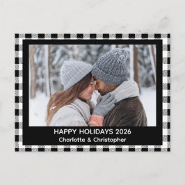 バッファロープレイド白黒秋 シーズンポストカード