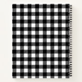 バッファロープレイド祖母のキッチンレシピ本 ノートブック (裏面)