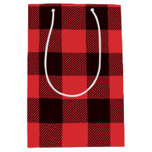 バッファロープレイド赤と黒