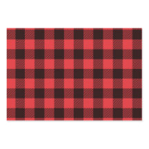 バッファロープレイド赤と黒