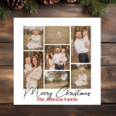 バッファロープレイド7写真クリスマスカード シーズンカード