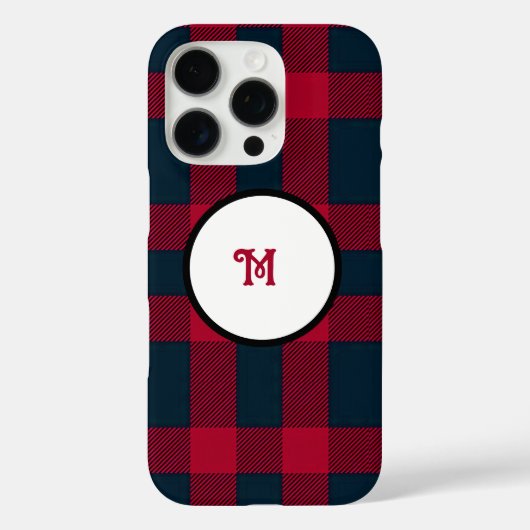 バッファロープレイドiPhone / iPadケース Case-Mate iPhoneケース (裏面)