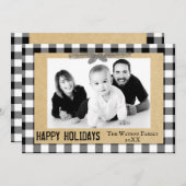 バッファロープ素朴レイドモノグラムリースフォト シーズンカード (正面/裏面)