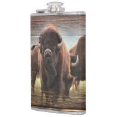 バッファローヘルド フラスク (左)