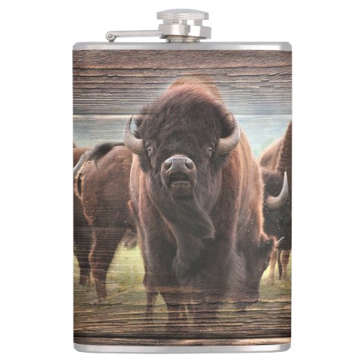 バッファローヘルド フラスク (正面)