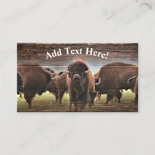 バッファローヘルド 名刺 (正面)