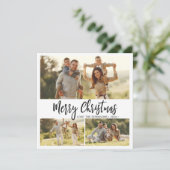 バッファローミニマルプレイド3数々の写真クリスマス シーズンカード (スタンド正面)