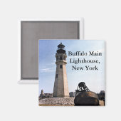 バッファローメインライトハウスニューヨーク磁石 マグネット (正面/裏面)