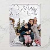 バッファローメリー・プレイド・フォイル・ホールの明るい写真 箔シーズンカード (正面)