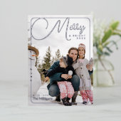 バッファローメリー・プレイド・フォイル・ホールの明るい写真 箔シーズンカード (立ち正面)