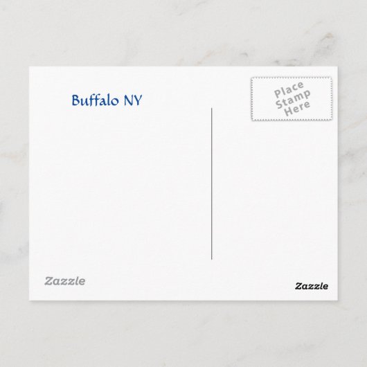 バッファローライトハウスポストカード ポストカード (裏面)