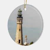 バッファローライトハウス セラミックオーナメント (左)