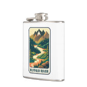 バッファローリバーアーカンサスカラーズ フラスク (左)