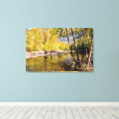 バッファローリバーキャンバスを横断する キャンバスプリント (インサイチュ (ウッドフロア))