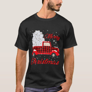 バッファローレッドプリッドトラックメリークリスマストイレパップ Tシャツ