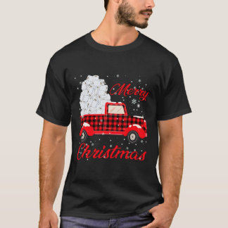 バッファローレッドプリッドトラックメリークリスマストイレパップ Tシャツ