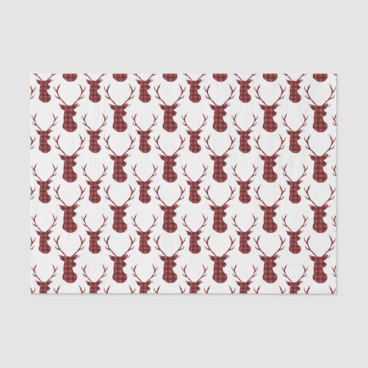 バッファローレッドプレイドスタグディアーズ 薄葉紙 (正面)