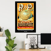 バッファローロチェスター&ピッツバーグ鉄道旅行 ポスター (ホームオフィス)