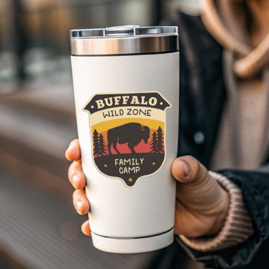 バッファローワイルドゾーンキャンプ |ダイカットのシール シール