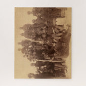 バッファロー兵士米国黒騎兵西部フロンティア ジグソーパズル (縦)