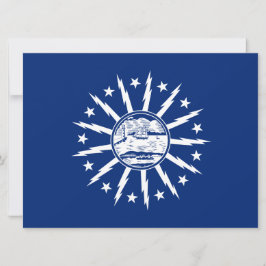 バッファロー国旗(ニューヨーク市州) カード