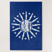 バッファロー国旗(ニューヨーク市州) ジグソーパズル (縦)