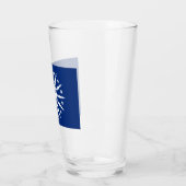 バッファロー国旗(ニューヨーク市州) タンブラーグラス (左)
