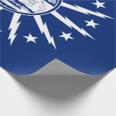 バッファロー国旗(ニューヨーク市州) ラッピングペーパー (角)