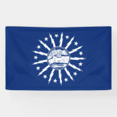 バッファロー国旗(ニューヨーク市州) 横断幕 (横)