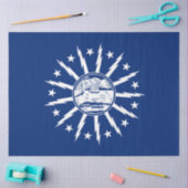 バッファロー国旗(ニューヨーク市州) 薄葉紙 (クラフト)