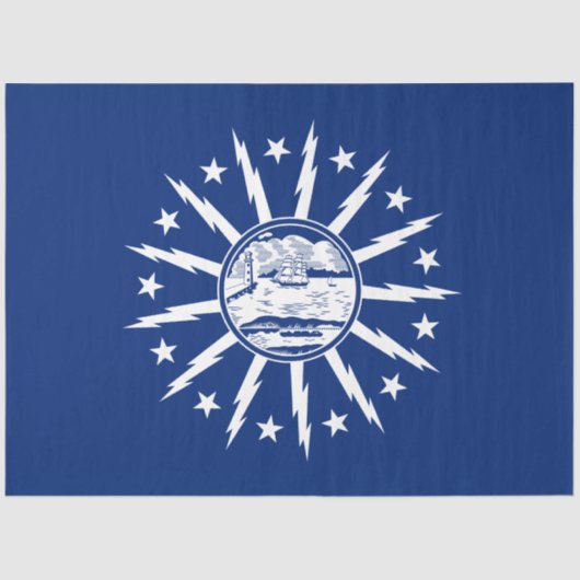 バッファロー国旗(ニューヨーク市州) 薄葉紙 (正面)