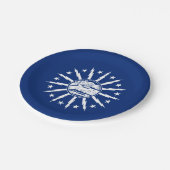 バッファロー国旗、ニューヨーク紙プレート ペーパープレート (アングル)