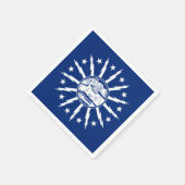 バッファロー国旗、ニューヨーク・ナプキンス スタンダードカクテルナプキン (角)