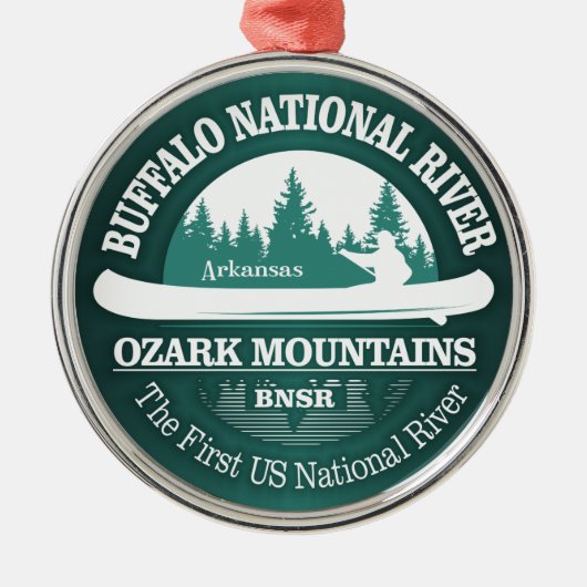 バッファロー国立川（カヌー） メタルオーナメント (正面)
