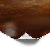 バッファロー威厳のあるポスター・バイソン ポスター (コーナー)