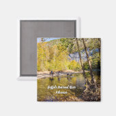 バッファロー川の四角い磁石を横切る マグネット (正面/裏面)