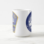 バッファロー市のシール – バッファロー警察 コーヒーマグカップ (中央)