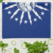 バッファロー市旗統一された州アメリカニューヨーク キッチンタオル (折り畳み)